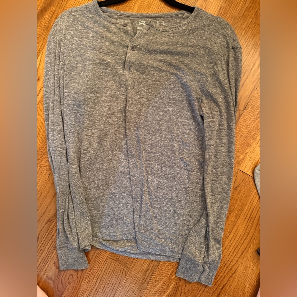 Gray Henley Shirt